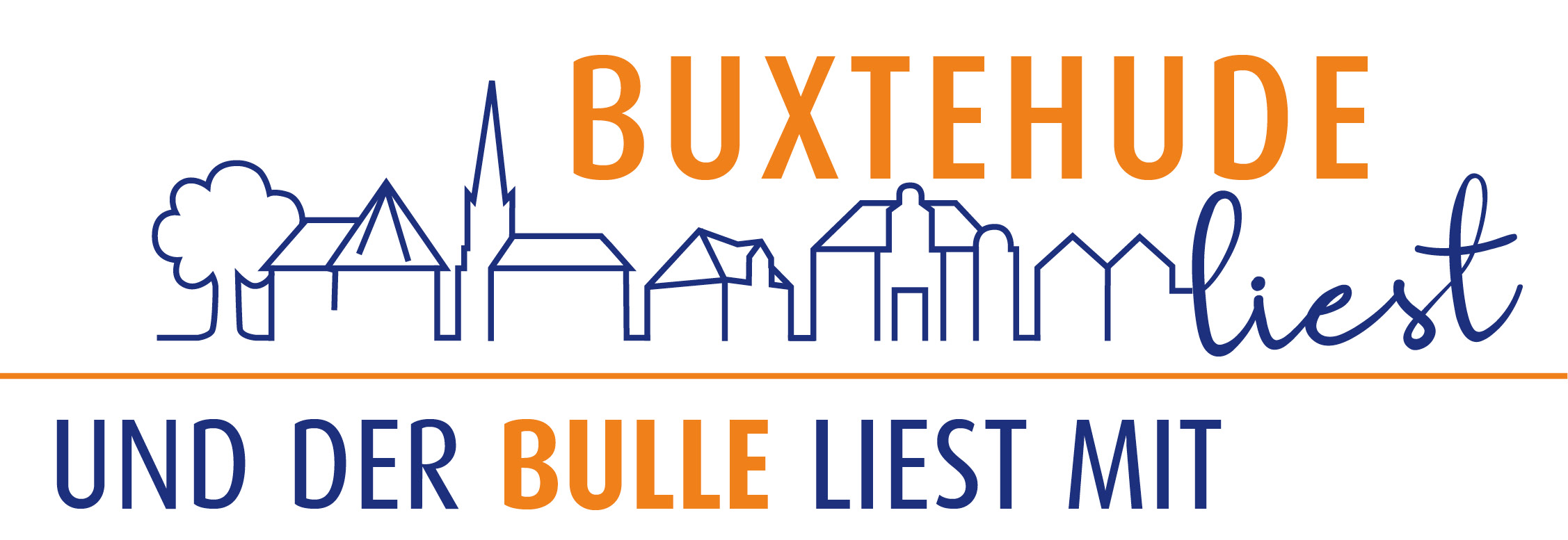 Buxtehude liest logo RZ farbig
